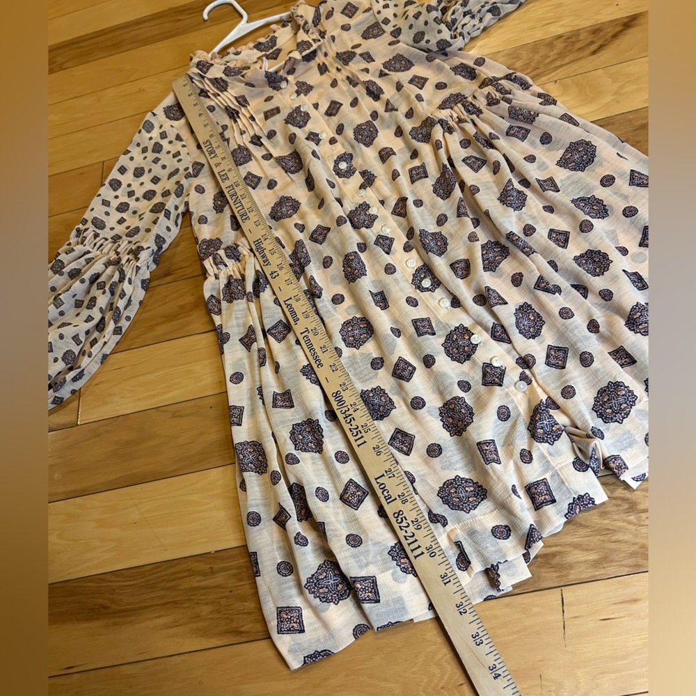 NWT Free People Tea Combo Women’s Mini Dress - Picture 16 of 16